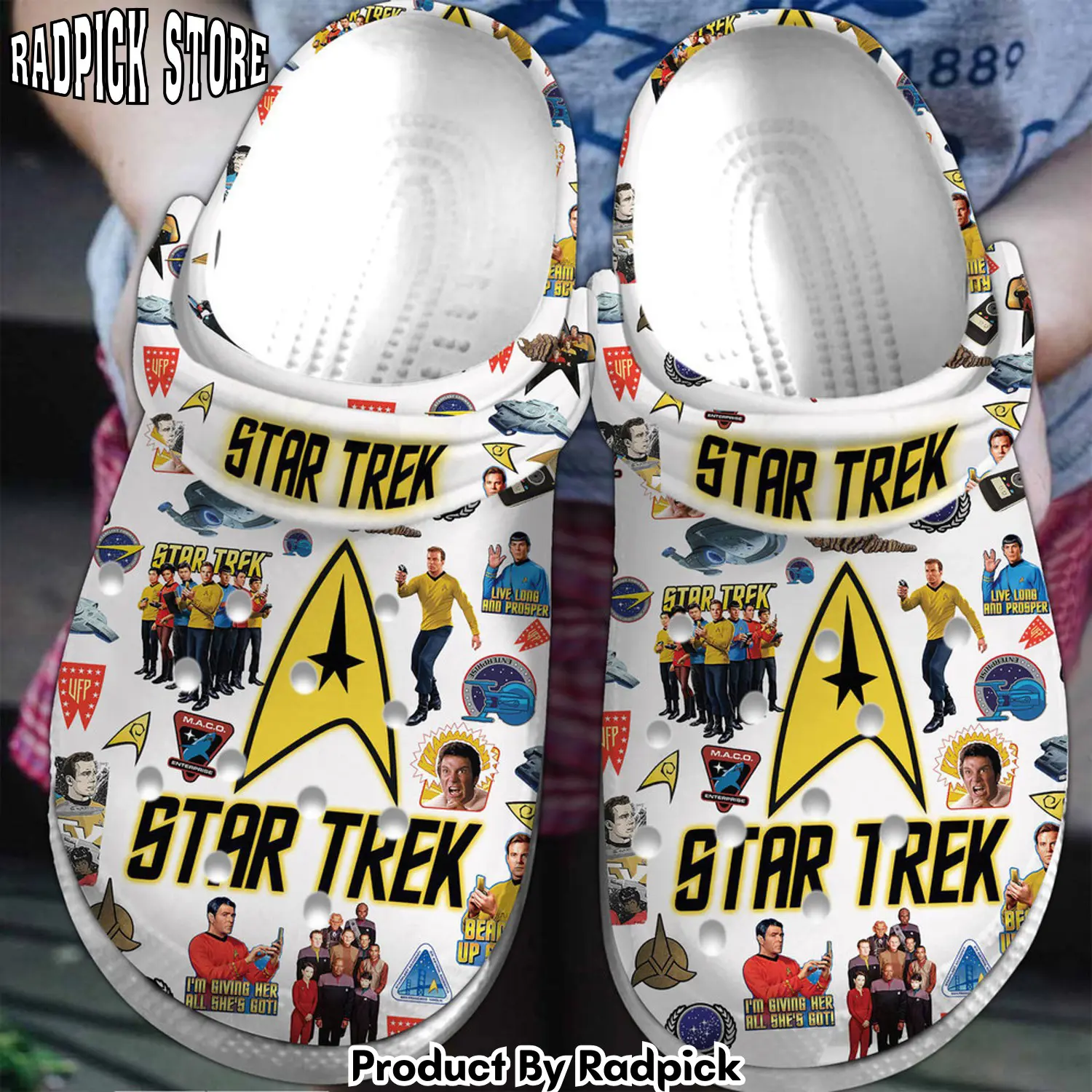 Radpick star trek movie clogs shoes comfortable for men women 69e rp6521248